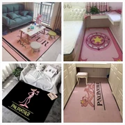 Tide thương hiệu dễ thương màu hồng thảm phòng ngủ phòng khách bàn cà phê bên cạnh giường cô gái công chúa trái tim màu hồng thảm cloakroom nhà - Thảm