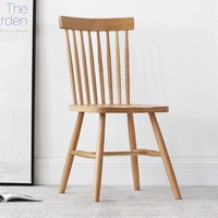 Rắn ghế gỗ ghế bành bảng nhà hàng ăn uống nhỏ gọn gia đình hiện đại và ghế ăn màu ghế gỗ ghế ghế gỗ với Bắc Âu - Cái ghế sofa đơn