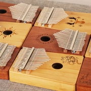 Thumb piano Kalimbaqin 17 âm thanh Kalingbaqin kalimba người mới bắt đầu nhập dụng cụ ngón tay piano thẻ bạch huyết - Nhạc cụ phương Tây