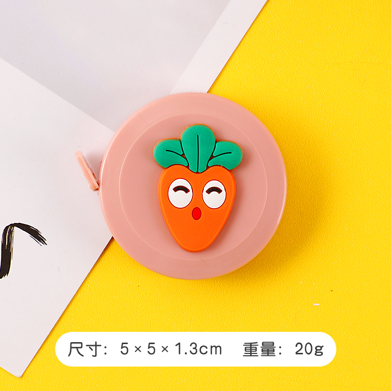 Radishruler Small tape measure Mini With you portable 1.5 Mipi ruler lovely Measure waist circumference bust Three circumference Soft ruler clothes ruler