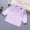 Bé gái trẻ con nhỏ trẻ sơ sinh bông búp bê cổ áo dưới áo phông
