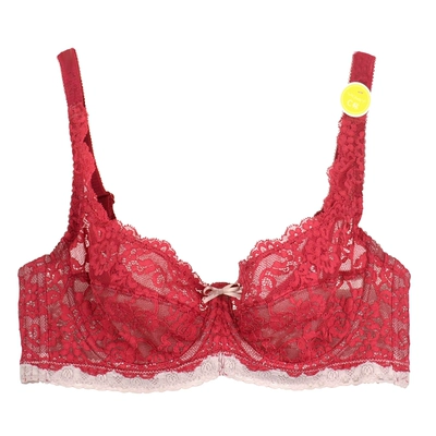 怡倩8656104超薄透明CD杯文胸 透视性感无海绵蕾丝大码大胸内衣-淘宝网