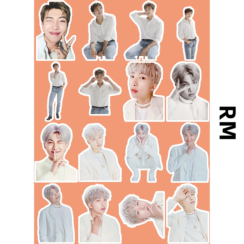 RMBulletproof Youth League MAPOFTHESOULWINTER periphery waterproof Stickers Collection