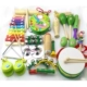 Зеленые музыкальные инструменты, комплект, 23 шт