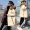 Chống mùa đặc biệt 2018 mùa đông Hàn Quốc phiên bản của trùm đầu lớn cổ áo lông thú dài xuống áo khoác nữ lỏng kích thước lớn áo khoác dày