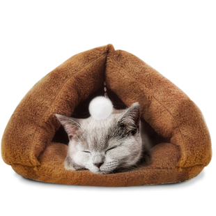 猫窝冬季保暖封闭式猫睡袋可爱窝