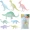 Đồ chơi khủng long bằng nhựa mô phỏng động vật lỗ nhỏ rồng nhà mẫu giáo mô hình cô gái món quà sinh nhật dễ thương - Đồ chơi gia đình