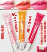 Chính hãng SC môi đỏ sữa màu sắc chống mật ong men phụ nữ mang thai sinh viên môi men dưỡng ẩm khử màu Hàn Quốc kéo dài không pcd