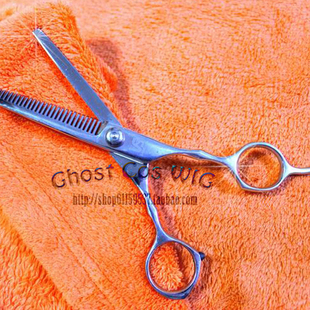 Novices Recomgers Bakers Big Hairdressing Knife Cosplay Wig Fake Hair, Teeth Shearing Thin Scissors