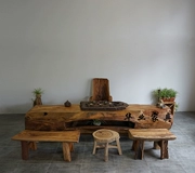Mới rắn gỗ gốc khắc bàn cà phê toàn cây gốc bàn trà Kung Fu cũ long não gỗ câu lạc bộ đồ nội thất bàn trà nhà máy bán hàng trực tiếp - Các món ăn khao khát gốc
