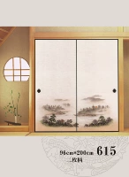 Mei Sui Tatami Fusa Paper Painting китайская стиль японского стиля с твердым деревом ворота картинка нарисованная нарисованная бумажная картина.