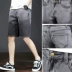 Mùa hè xé quần jeans năm điểm nam phiên bản Hàn Quốc của sinh viên tự tu theo xu hướng giản dị quần short nam màu sáng - Quần jean Quần jean
