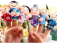 finger puppet happy family finger toy finger doll baby cloth