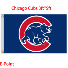 Товары с бейсбольной атрибутикой 外贸芝加哥俱乐部棒球旗帜mlb chicago