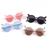 2021韩版卡通可爱儿童太阳镜男女童时尚墨镜宝宝遮阳防紫外线眼镜