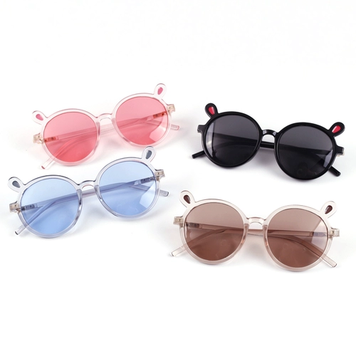 2021韩版卡通可爱儿童太阳镜男女童时尚墨镜宝宝遮阳防紫外线眼镜