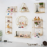 Северная европейская стена Стена Стоичка сетка красная комната гостиная на стенах стена украшения на задней части верхней стены висящие полки висящие стены