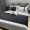Bộ đồ giường cotton bốn mảnh kiểu kinh doanh đơn giản theo phong cách châu Âu 笠 Khăn trải giường thêu chăn trải giường 1,8m - Bộ đồ giường bốn mảnh chăn ga gối everon 2020