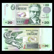 [Americas] thương hiệu mới UNC Uruguay 20 peso tiền giấy nước ngoài tiền nước ngoài ngoại tệ