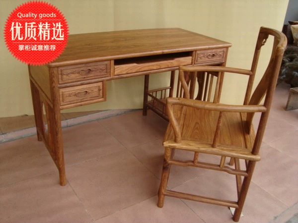 Nội thất tùy chỉnh Nội thất gỗ rắn Đồ nội thất cổ Đồ nội thất hiện đại Đồ nội thất Trung Quốc Châu Phi Bàn máy tính Huanghuali - Bộ đồ nội thất