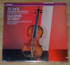 Виниловый проигрыватель 未开封飞利浦头版数字巴赫小提琴阿卡多accardo2lp