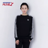 Adidas Adidas cỏ ba lá nữ mỏng voan thể thao và giải trí áo len áo thun AY5241 áo thun hoodie