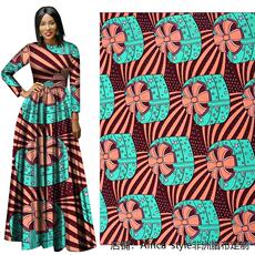 Набивные ткани 厚款平纹全涤印花布服装面料printed fabric african wax