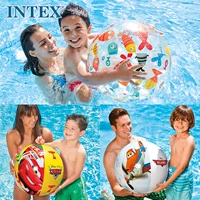 Intex, большой надувной пляжный мяч для водного поло для взрослых для плавания, водная игрушка для игр в воде