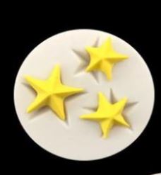 Light GreenSugar cake Chocolates Silica gel mold Starfish clocks and watches Conch Half block Chocolates Button Hollow out five-pointed star love