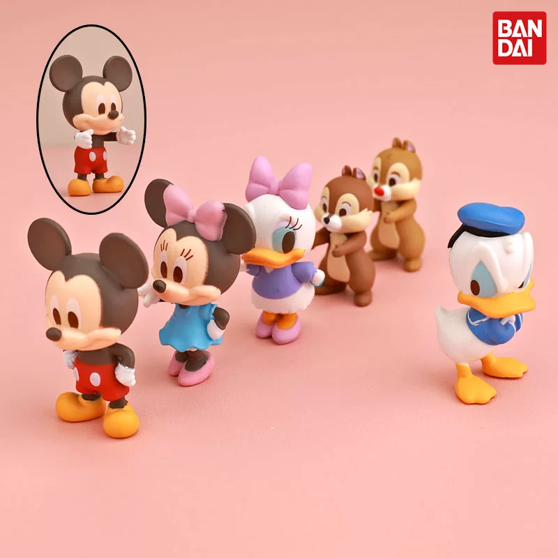 Spot настоящий Bandai Disney Mickey и друзья качели Gacha 2 Donald Duck Qianqiu Qianqian
