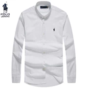 Áo sơ mi dài tay cổ điển Paul Spring POLOJIAN American Men Business Casual Pony Mark Oxford Shirt - Áo