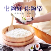 Sashimi mới bibimbap nồi sushi đồng bát bibimbap món ăn bằng gỗ cơm đồng bên bibimbap ẩm thực cổ điển truyền thống - Tấm