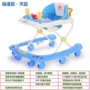 Baby Walker Walker Huấn luyện phụ trợ Xe vật lộn 6-18 tháng Chạy Điều chỉnh giỏ hàng xe tập đi xuất khẩu