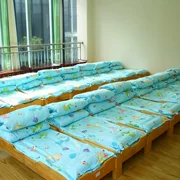 Mầm non chăn ba mảnh ngủ trưa bé sáu miếng bông bao gồm lõi nhập học giường trẻ em - Bộ đồ giường trẻ em