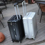 Hành lý xe đẩy xe đẩy phổ quát bánh xe nữ 24 inch nam 20 hộp mật khẩu retro vali góc phải 26 Bao da Hàn Quốc