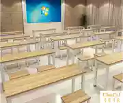 Bàn ghế trường học đa giác nghệ thuật bàn màu bàn học sinh - Nội thất giảng dạy tại trường