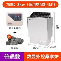 Обычный номер 3 кВт, показывающий внешнюю печь подходит для 2-4 кубических метров