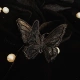 SUKEE C cổ điển Pháp trâm phong cách thêu thủ công bướm cổ điển phụ kiện pin - Trâm cài