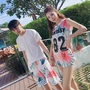 Cặp đôi sinh viên bảo thủ phù hợp với áo tắm đi biển thể thao áo blouse boyshort quần đi biển nam 2018 mới đồ đi biển cho cặp đôi