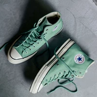 Converse Converse 1970s Samsung Standard Mint Green High Men and Women Shoes 157437C Giày vải - Plimsolls giày sneaker nam