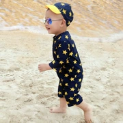 Đồ bơi bé trai nam liền 1-3 tuổi bé trai Hàn Quốc áo chống nắng nhanh cho bé 2 bộ đồ bơi 4 trẻ em 5 bộ đồ bơi dài tay - Bộ đồ bơi của Kid