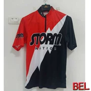 Bão thương hiệu chuyên nghiệp bowling thể thao bowling áo jersey STORM màu sắc tương phản kim cương hình dạng hào phóng