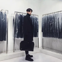 大花小花 Стеганое шерстяное пальто, куртка, сделано на заказ, европейский стиль, длина миди