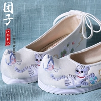 江南朱记 Оригинальные обувь Hanfu в туфлях для вышивших туфлей для вышивки