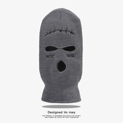 taobao agent Knitted windproof funny keep warm helmet, motorcycle