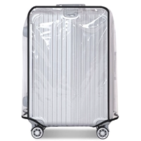 Trường hợp du lịch đặt hành lý trường hợp xe đẩy bảo vệ bìa đầy đủ trong suốt dày túi bìa bụi che nguồn cung cấp du lịch vali supreme
