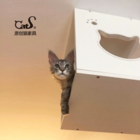 Кошки с полной -домов -настенная кошачья кошачья кошачья кошачья платформа с анти -слазистой доставкой может быть спроектирована