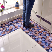 Siêu mỏng sàn mat cắt phòng tắm mat pvc cao su không thấm nước thảm thảm cửa mats bếp thảm không thấm nước