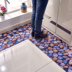 Siêu mỏng sàn mat cắt phòng tắm mat pvc cao su không thấm nước thảm thảm cửa mats bếp thảm không thấm nước Thảm sàn