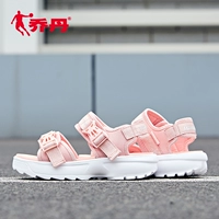 Giày sandal nữ Jordan 2019 mùa hè thoáng khí Giày thể thao nữ Velcro đế mềm đế mềm đi biển màu hồng đen trắng - Giày thể thao / sandles xăng đan cao gót